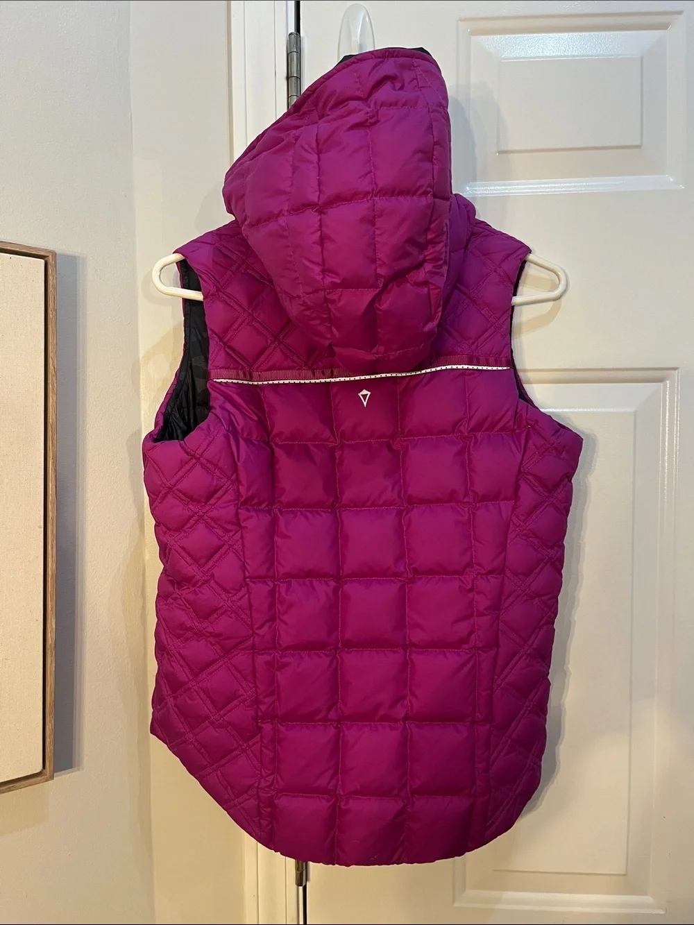 Ivivva Girls' reversible Reflective detail Goose Down Hooded Quilted Vest